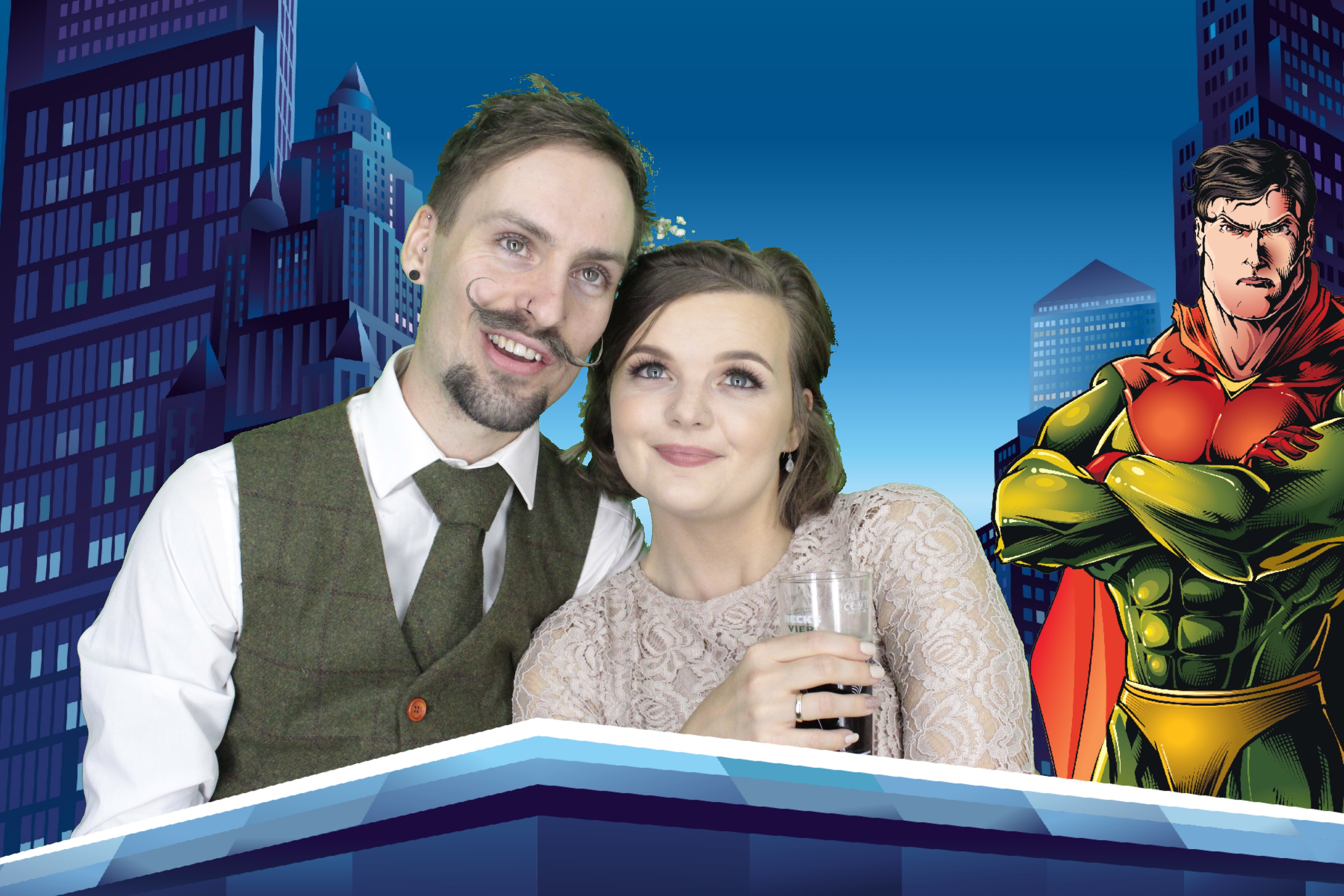Mr & Mrs Hillier | View more photos from the event at gallery.myphotoboothexperience.co.uk/u/MyPhotoBoothExperienceLtd/Mr-Mrs-Hillier